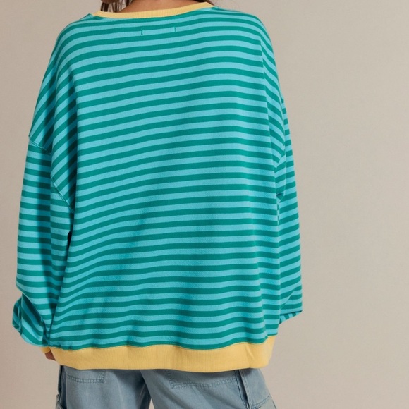 Free People Seaglass Combo Striped sweater - Picture 3 of 5